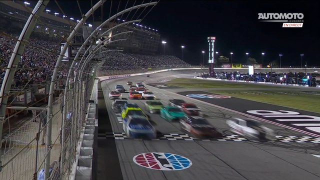 NASCAR Cup Series 2024 Atlanta Race Epic Finish Suarez Blaney Busch 0.003
