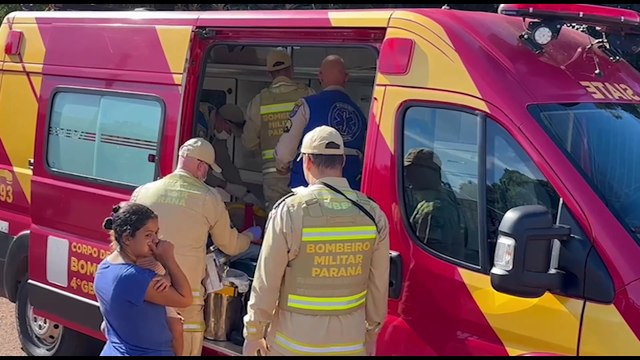 Homem é socorrido pelo Siate após ser baleado no Jardim Melissa