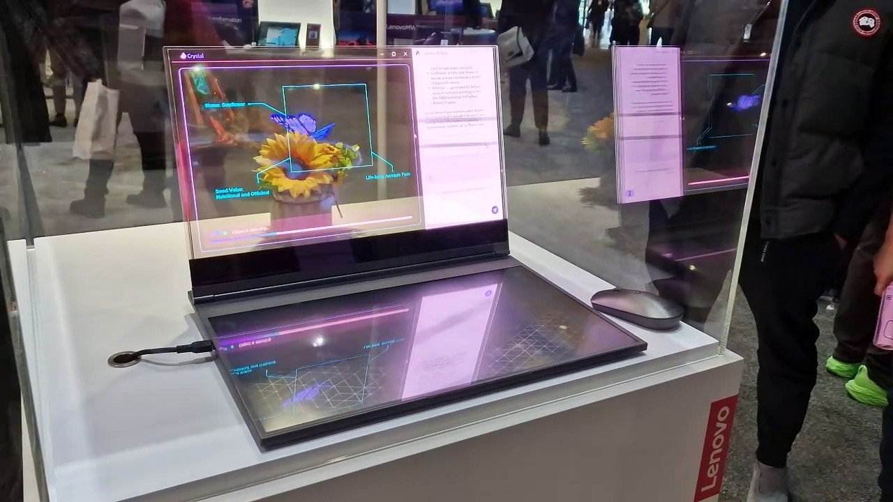 Le PC transparent de Lenovo dévoilé au MWC