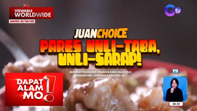 Isang pinipilahang paresan, dinayo ni Juancho Triviño | Dapat Alam Mo!