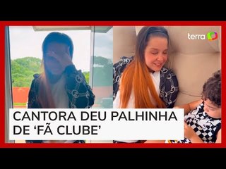 Maiara emociona a web ao cantar para filho de Marília Mendonça