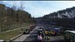 Centinaia di trattori polacchi bloccano l'autostrada per la Germania