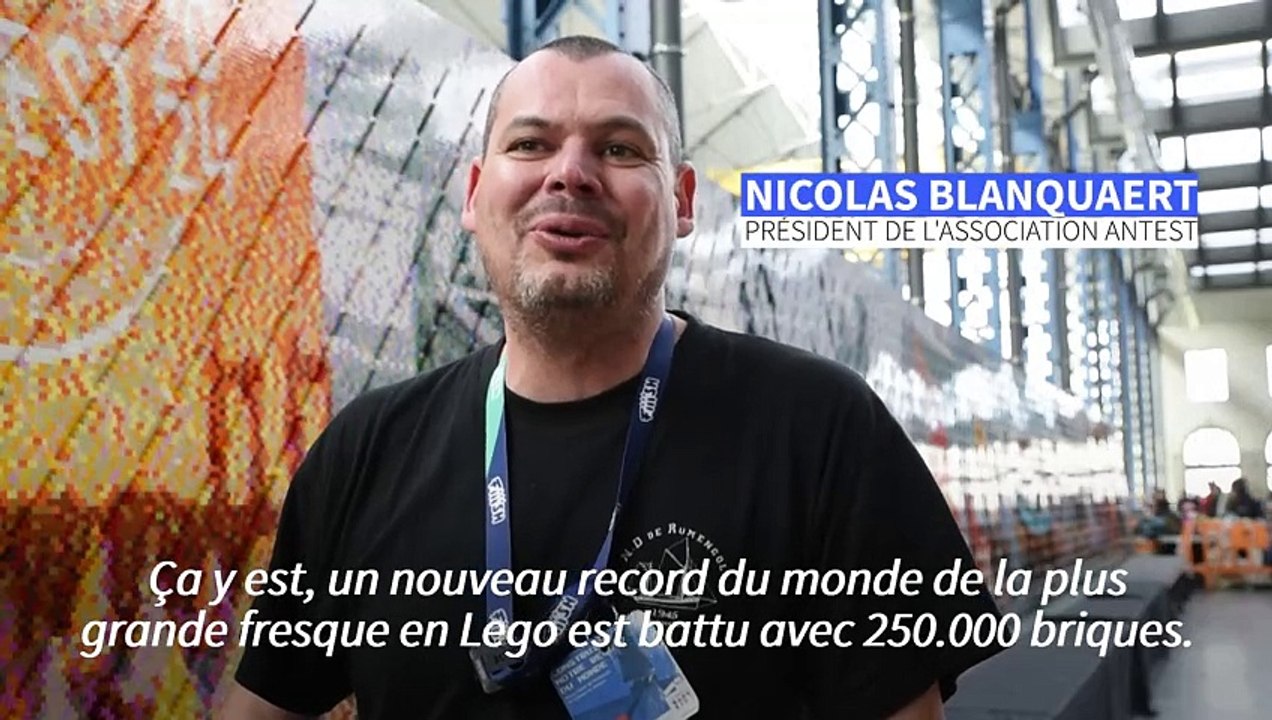 Brest revendique "le plus grand Lego du monde" au Guiness des records