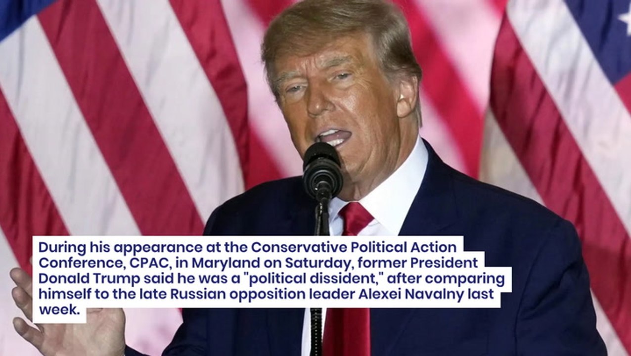 In Campaign Speech, Donald Trump Says He's A 'Proud Political Dissident' Who Would 'Rather Lose My Freedom Than Surrender To This Group Of Thugs'