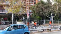 Palermo, nuovo cantiere per il rifacimento dei marciapiedi in via Libertà