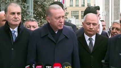 Erdoğan'dan A Haber muhabirine 'fırça'