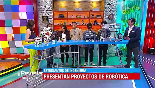 Estudiantes de la UMSA destacan por su proyectos de creación de máquinas robóticas