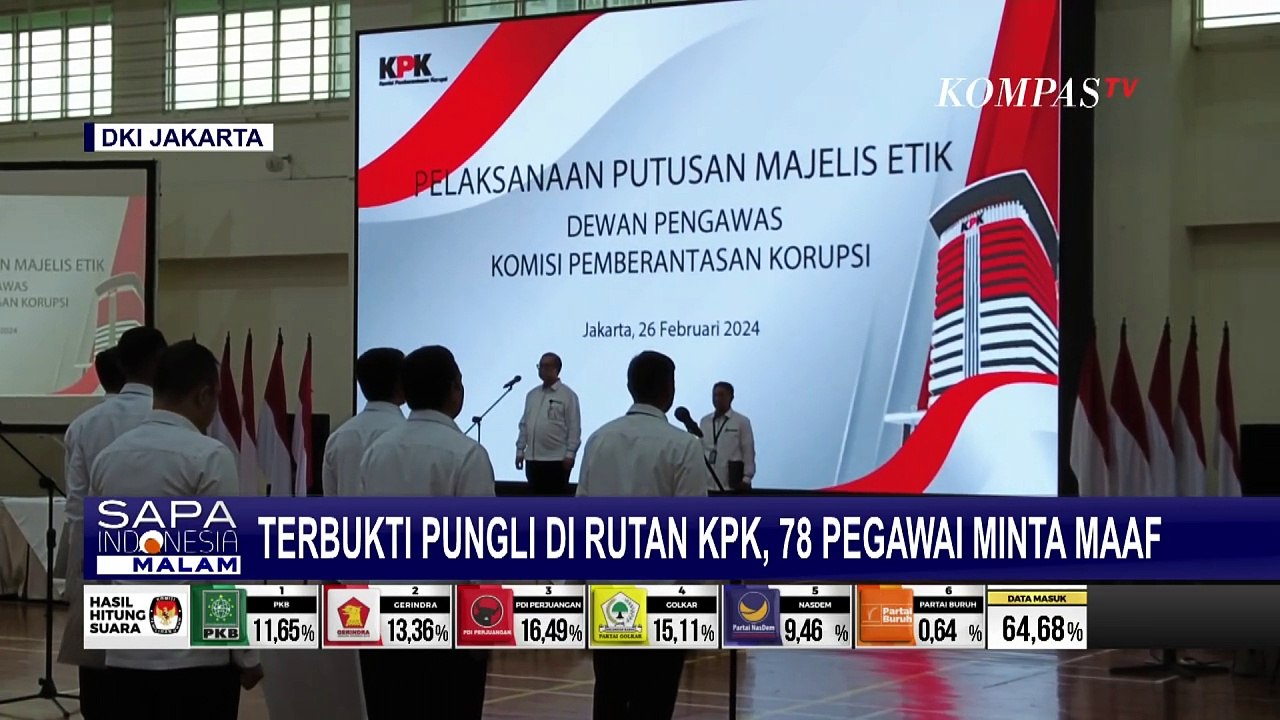 Buntut Pungli di Rutan KPK, 78 Pegawai Jalani Sanksi Permintaan Maaf Terbuka