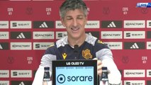 Rueda de prensa de Imanol Alguacil previa al Real Sociedad vs. RCD Mallorca