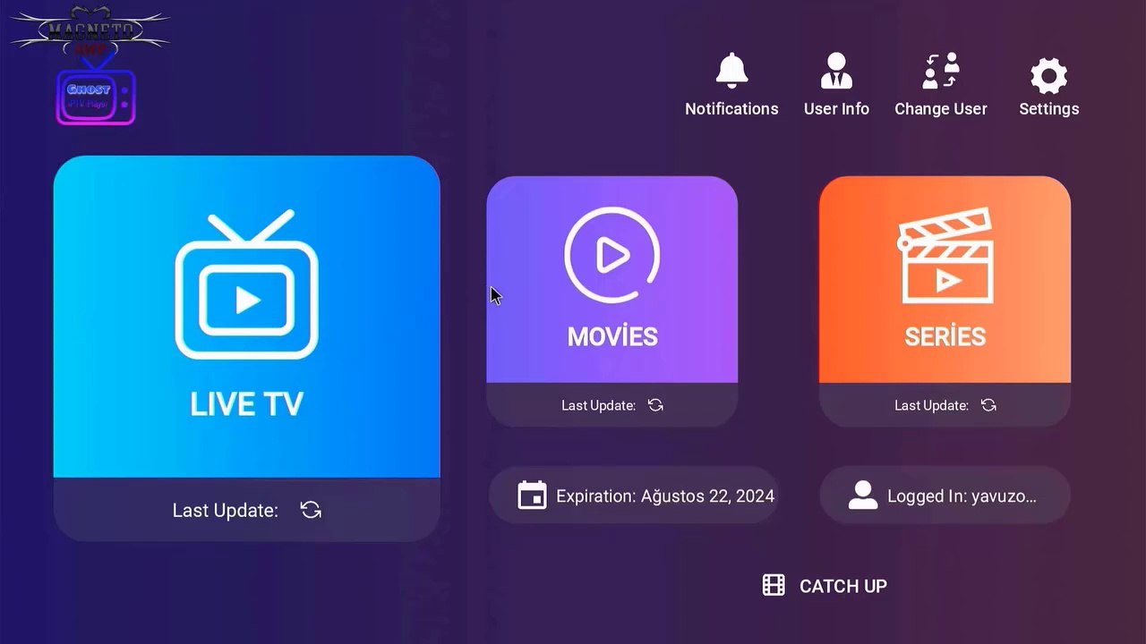Ghost IPTV Player APK + M3U MAC Playlist İndir