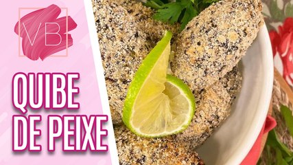 Quibe de PEIXE com quinoa e CASTANHA - Você Bonita (26/02/2024)