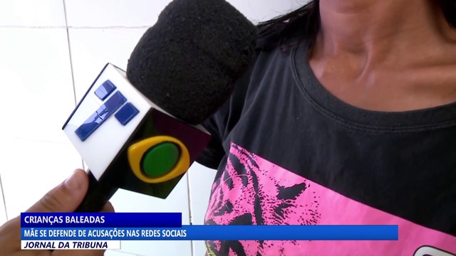 Crianças baleadas: mãe se defende de acusações nas redes sociais