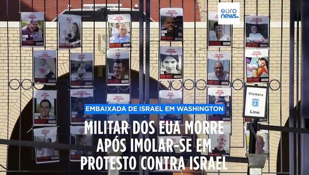 Membro da Força Aérea dos EUA morre depois de se imolar junto à embaixada israelita em Washington