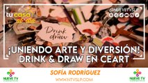 ¡Uniendo Arte y Diversión!; Drink & Draw en CEART