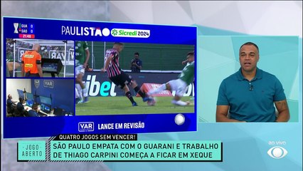 Denílson cobra jogadores do São Paulo por empate: "Não é para se acomodar!"