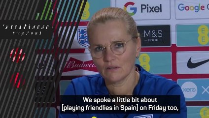 Wiegman defends England's overseas friendlies