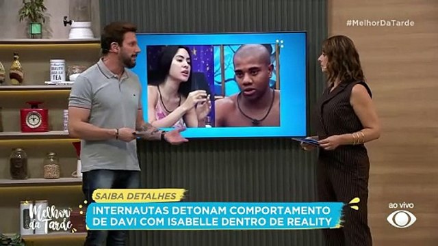 Internautas reprovam comportamento de Davi |Melhor da Tarde
