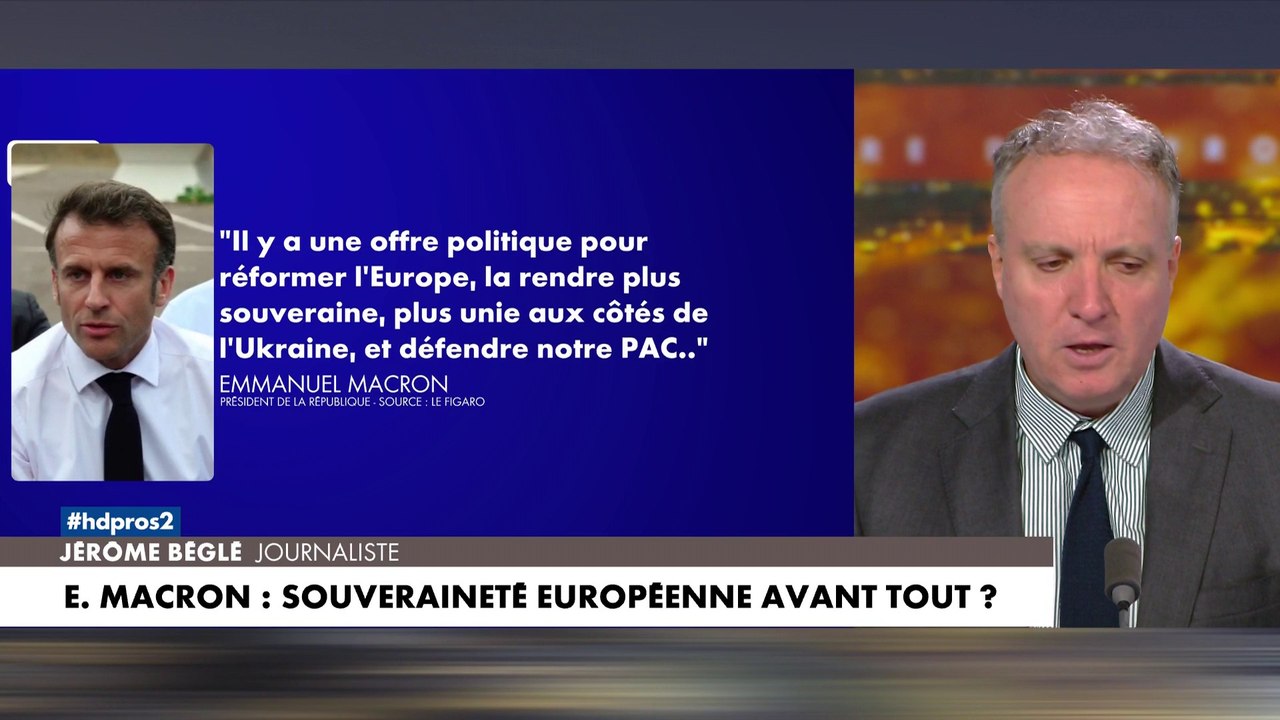 Jérôme Béglé : «Je ne vois pas en quoi le mot "souveraineté" peut aller avec "Union européenne"»