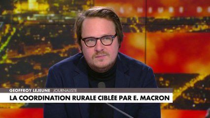 Geoffroy Lejeune : «Si j'étais Emmanuel Macron, je serais très inquiet à cause des images de Jordan Bardella au Salon de l'agriculture»