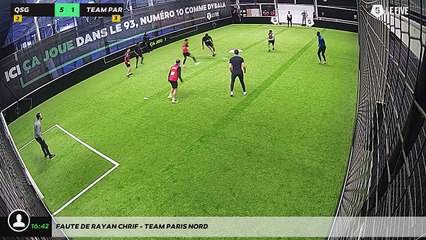 Faute de Rayan CHRIF - TEAM PARIS NORD