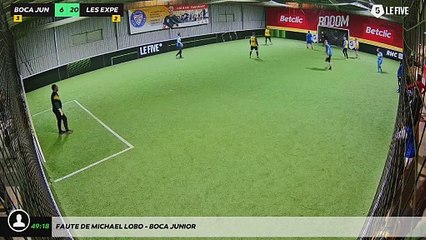 Faute de Michael Lobo - BOCA JUNIOR