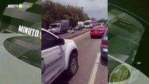 Respire que hay trancón un herido en accidente de tránsito en la vía Cali - Jamundí