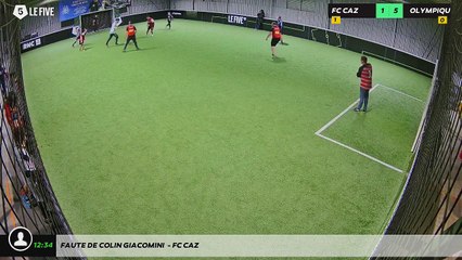 Faute de Colin Giacomini  - FC CAZ