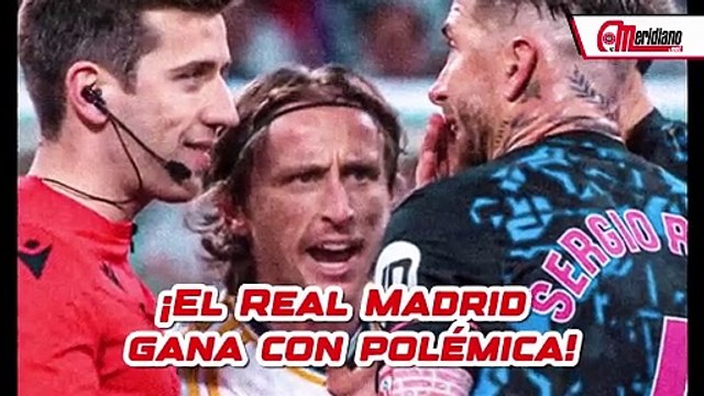 ¡Real Madrid gana con polémica y continúa líder de La Liga!