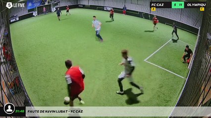Faute de Kévin Lubat - FC CAZ