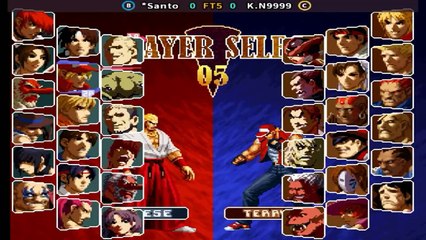 SNK vs. Capcom - SVC Chaos Super Plus - _Santo vs K.N9999 FT5