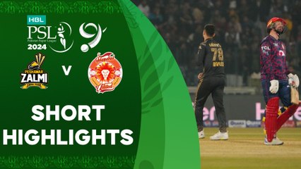 Short Highlights | Peshawar Zalmi vs Islamabad United | Match 13 | HBL PSL 9 | M1Z2U