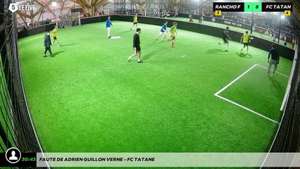 Faute de Adrien Guillon Verne - FC TATANE