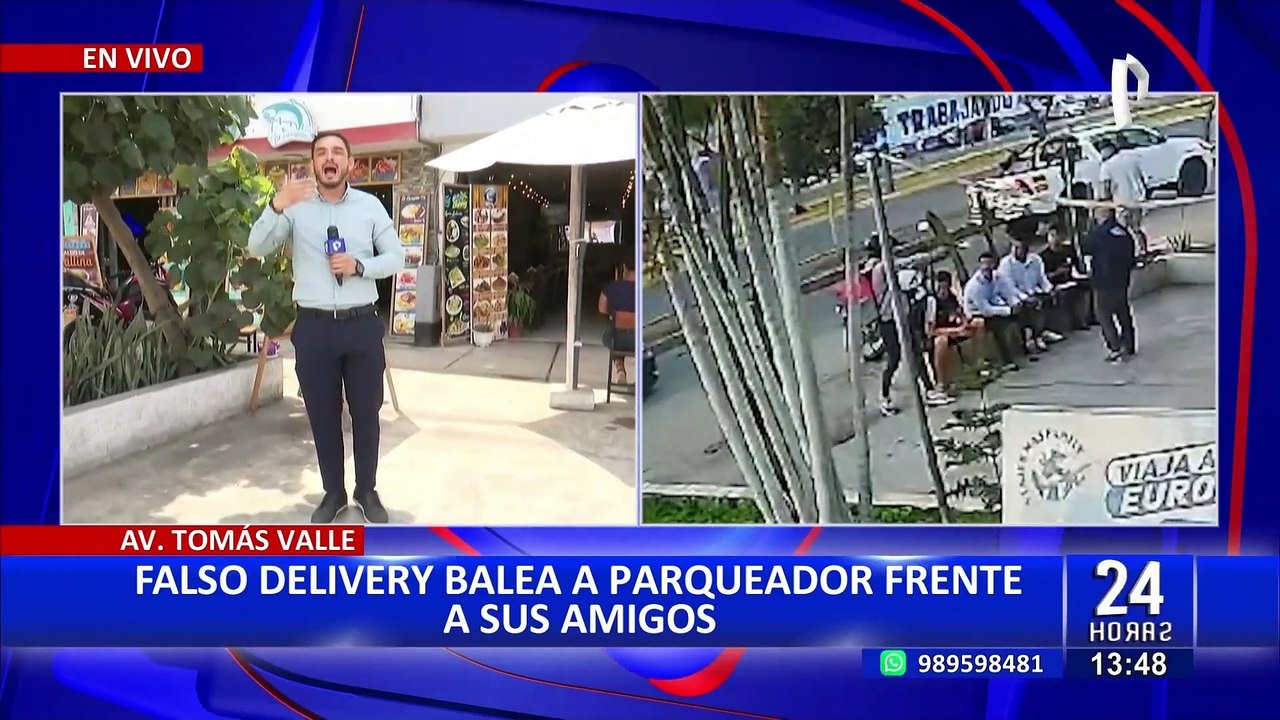 Falso delivery balea a parqueador en la Av. Tomás Valle a pocas cuadras del aeropuerto