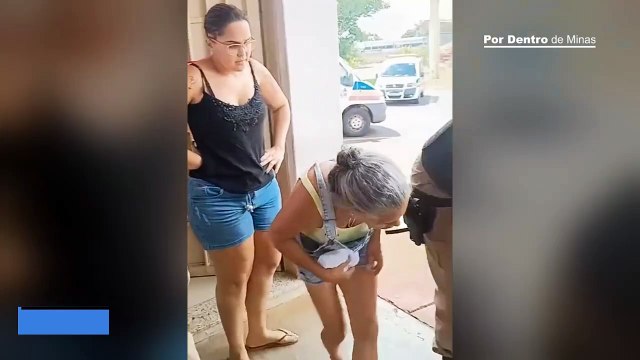 Bebê de 17 dias se engasga com leite materno e é salva pela PM em Uberaba