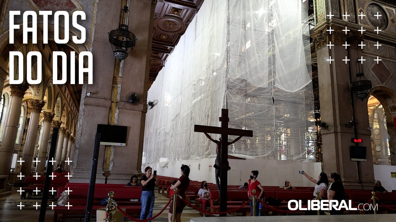 Obras na Basílica Santuário: espaço para fiéis está reduzido para reforma