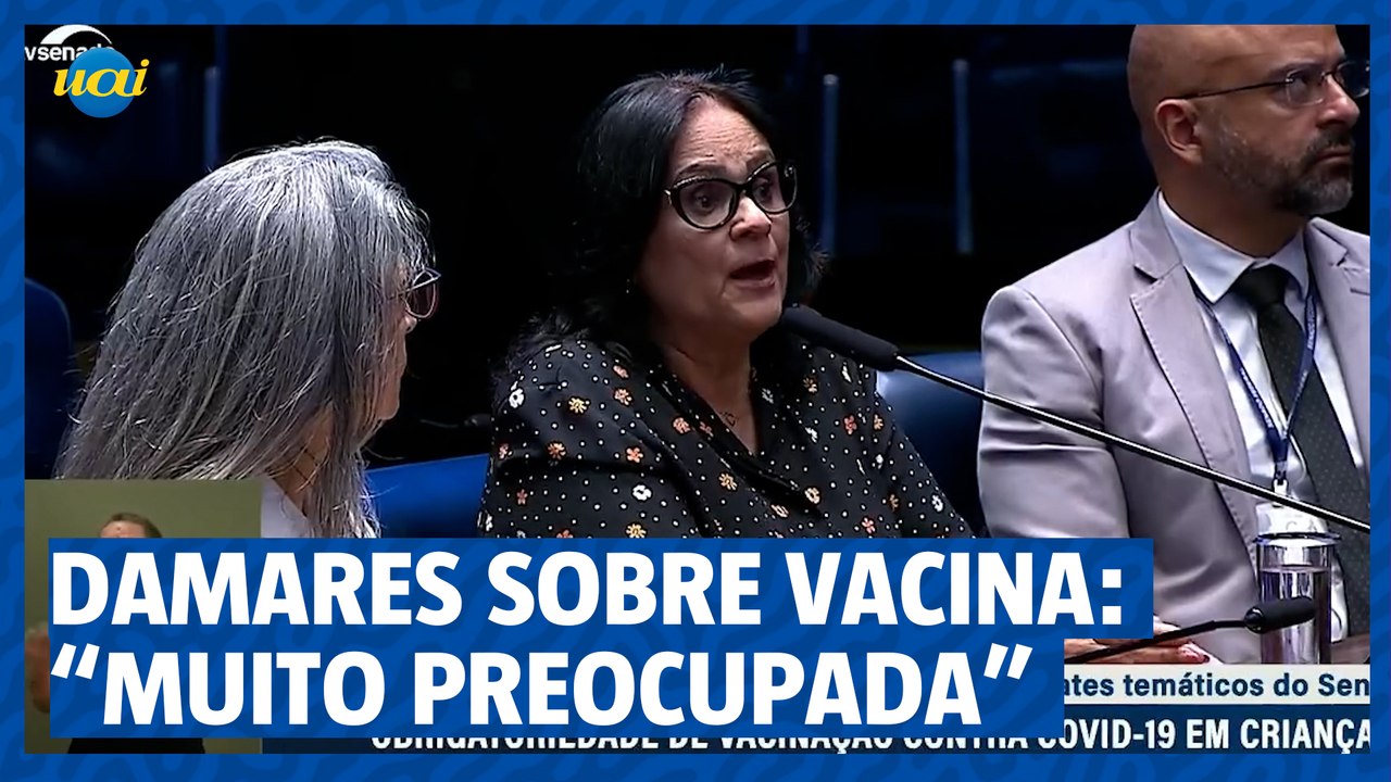 Damares sobre vacina: "Estou muito preocupada"