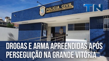 Drogas e arma apreendidas após perseguição na Grande Vitória