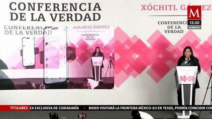 Xóchitl Gálvez ha recibido más de 20 mil mensajes, asegura que el 95% son de apoyo