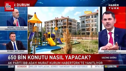 Murat Kurum'dan İmamoğlu'na konut çıkışı