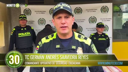 CAPTURADOS DOS SUJETOS QUE HURTABAN  EN UN ESTABLECIMIENTO EN BOGOTÁ