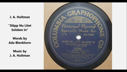 Släpp Nu Lite Solsken In - J. A. Hultman