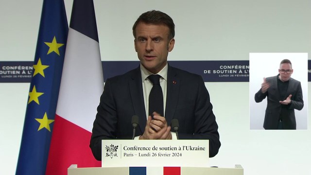 Guerre en Ukraine: Emmanuel Macron annonce la création d'une coalition pour fournir des missiles et bombes de moyenne et longue portée