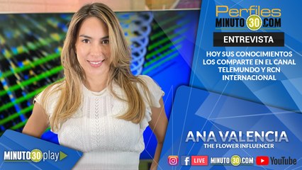 Ana Valencia, the flower influencer