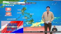 Malaking bahagi ng bansa, makararanas ng maayos na panahon ngayong araw ng Martes - Weather update today as of 7:13 a.m. (February 27, 2024) | UB