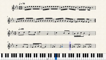 النوتة الموسيقية ,,,,,,لرائعة عبد الوهاب,,,,,قولى عملك ايه قلبى,, ,,,تدوين ماهر الغمرى