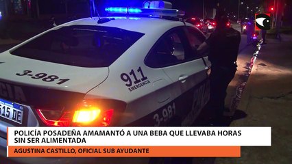 Policía de Posadas alimenta a bebé desnutrida en operativo conmovedor 👶