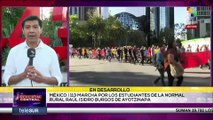 En México familiares de las víctimas de la masacre de Ayotzinapa exigen una revisión de los hechos