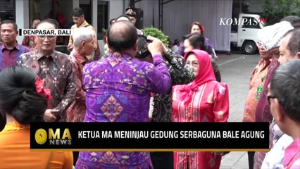 Ketua MA Meninjau Gedung Serbaguna Bale Agung Pengadilan Tinggi Denpasar