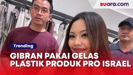 Gibran Keciduk Pakai Gelas Plastik Produk Pro Israel, Disindir Gegara Pernah Kritik Cak Imin