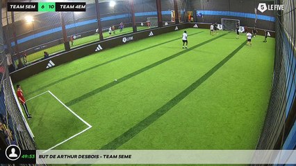But de arthur desbois - Team 5eme